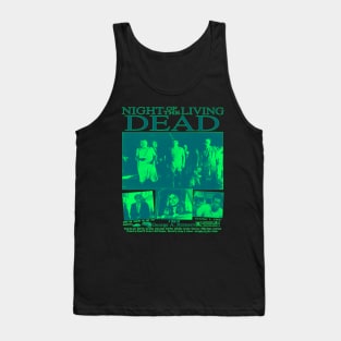 Night of the Living Dead - Horror Classic Spooky Film Poster 1968 (green) Tank Top